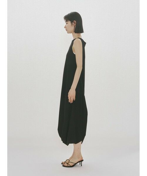 MIDIUMISOLID / ミディウミソリッド ロング・マキシ丈ワンピース | MIDIUMISOLID for Ladies ジャージツイストヘムワンピース | 詳細11