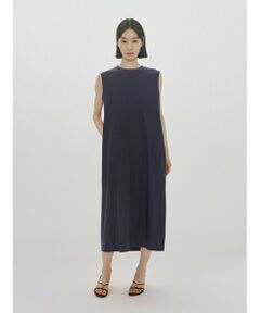 MIDIUMISOLID / ミディウミソリッド ロング・マキシ丈ワンピース | MIDIUMISOLID for Ladies エッセンシャルバックタックドレス