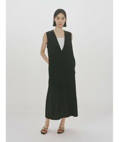 MIDIUMISOLID / ミディウミソリッド ロング・マキシ丈ワンピース | MIDIUMISOLID for Ladies 2WAYスキッパーワンピース