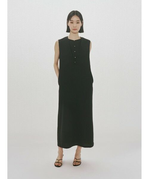 MIDIUMISOLID / ミディウミソリッド ロング・マキシ丈ワンピース | MIDIUMISOLID for Ladies 2WAYスキッパーワンピース | 詳細9
