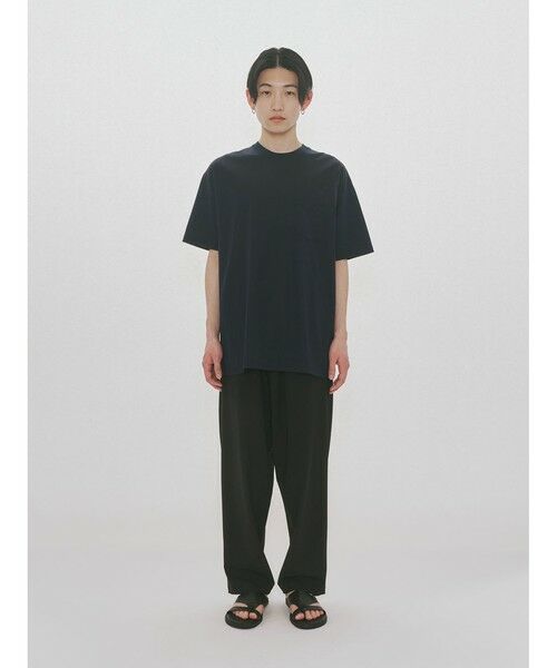 MIDIUMISOLID / ミディウミソリッド その他パンツ | MIDIUMISOLID Men’s リラックステーパードパンツ(ブラック(color99))