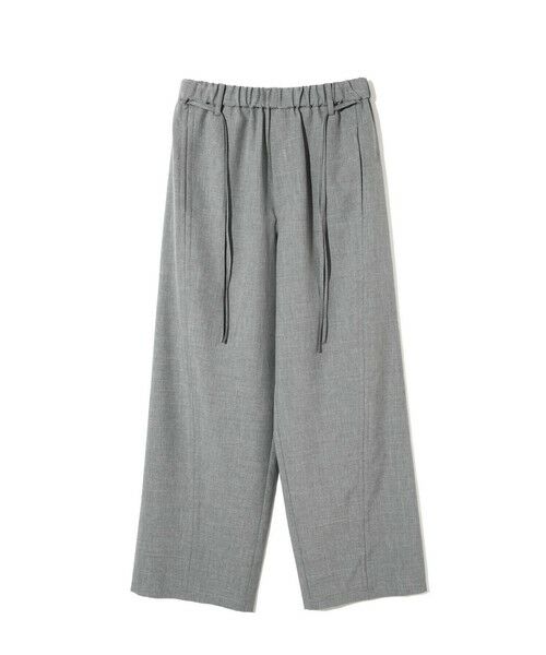 MIDIUMISOLID / ミディウミソリッド その他パンツ | MIDIUMISOLID for Ladies ドローストリングパンツ（ライトグレー(color90)）