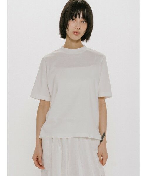 MIDIUMISOLID / ミディウミソリッド カットソー | MIDIUMISOLID for Ladies コンパクトT（オフホワイト(color11)）