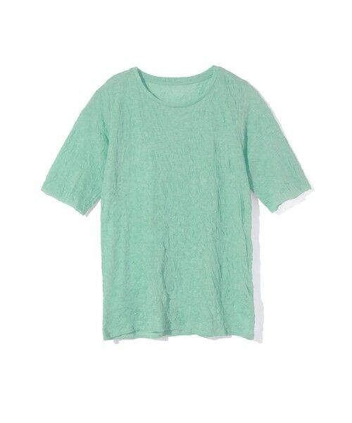 MIDIUMISOLID / ミディウミソリッド カットソー | MIDIUMISOLID for Ladies シースルークルーネックハーフスリーブインナー | 詳細1