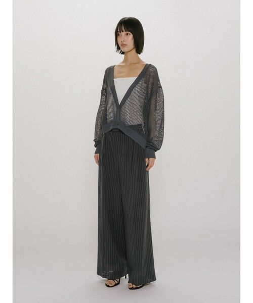 MIDIUMISOLID / ミディウミソリッド その他パンツ | MIDIUMISOLID for Ladies シアーワイドスラックス | 詳細1