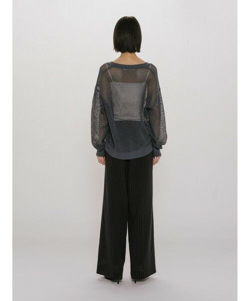 MIDIUMISOLID / ミディウミソリッド その他パンツ | MIDIUMISOLID for Ladies シアーワイドスラックス | 詳細3