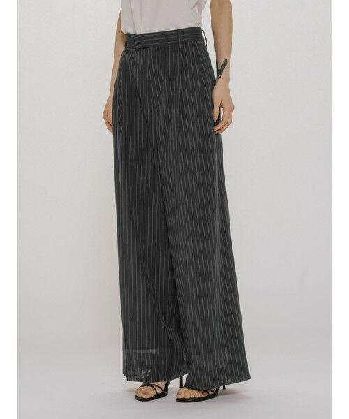 MIDIUMISOLID / ミディウミソリッド その他パンツ | MIDIUMISOLID for Ladies シアーワイドスラックス | 詳細5