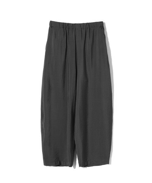 MIDIUMISOLID / ミディウミソリッド その他パンツ | MIDIUMISOLID for Ladies ポプリンイージーパンツ（ブラック(color99)）