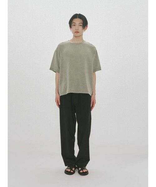MIDIUMISOLID / ミディウミソリッド カットソー | MIDIUMISOLID Men’s ハーフスリーブシアーベーシックプルオーバー | 詳細21