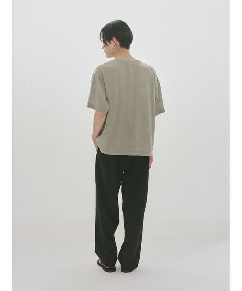 MIDIUMISOLID / ミディウミソリッド カットソー | MIDIUMISOLID Men’s ハーフスリーブシアーベーシックプルオーバー | 詳細23