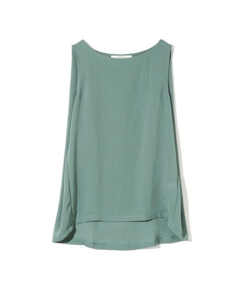 MIDIUMISOLID / ミディウミソリッド カットソー | MIDIUMISOLID for Ladies ノースリーブタックワイドプルオーバー | 詳細1