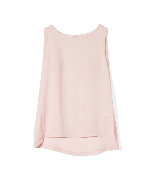 MIDIUMISOLID / ミディウミソリッド カットソー | MIDIUMISOLID for Ladies ノースリーブタックワイドプルオーバー（ピンク(color40)）