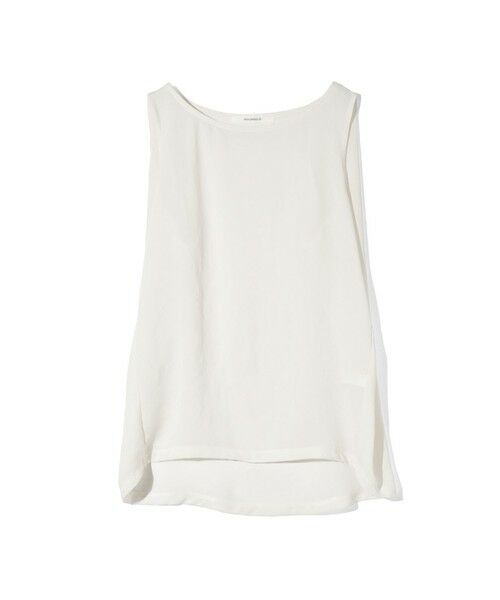 MIDIUMISOLID / ミディウミソリッド カットソー | MIDIUMISOLID for Ladies ノースリーブタックワイドプルオーバー（オフホワイト(color11)）