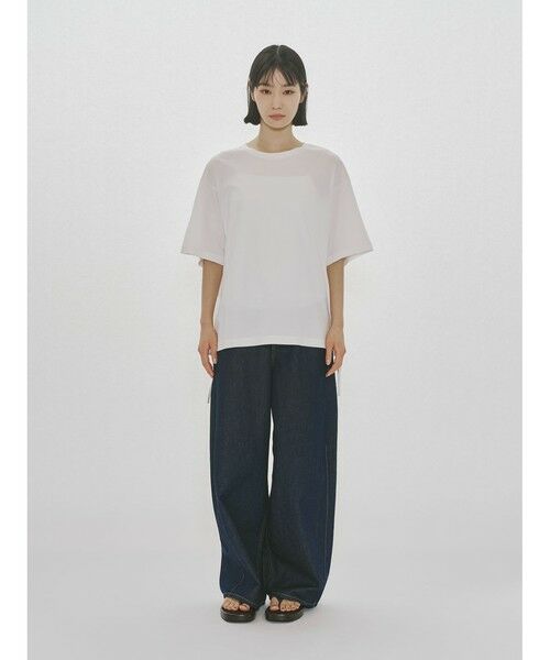 MIDIUMISOLID / ミディウミソリッド カットソー | MIDIUMISOLID for Ladies ドローストリングTシャツ | 詳細11