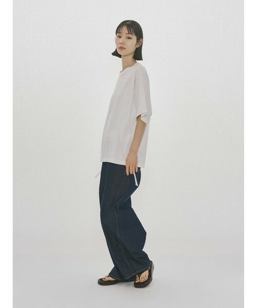 MIDIUMISOLID / ミディウミソリッド カットソー | MIDIUMISOLID for Ladies ドローストリングTシャツ | 詳細12