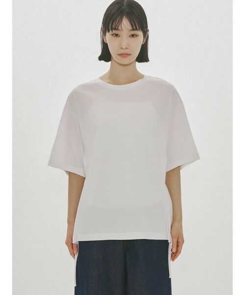 MIDIUMISOLID / ミディウミソリッド カットソー | MIDIUMISOLID for Ladies ドローストリングTシャツ | 詳細5