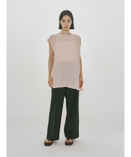 MIDIUMISOLID / ミディウミソリッド カットソー | MIDIUMISOLID for Ladies アシンメトリーフレアプルオーバー | 詳細14