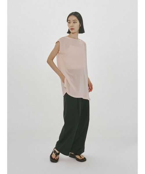 MIDIUMISOLID / ミディウミソリッド カットソー | MIDIUMISOLID for Ladies アシンメトリーフレアプルオーバー | 詳細15