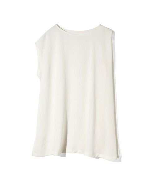 MIDIUMISOLID / ミディウミソリッド カットソー | MIDIUMISOLID for Ladies アシンメトリーフレアプルオーバー（オフホワイト(color11)）