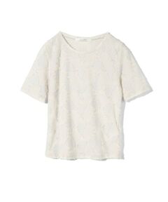 MIDIUMISOLID / ミディウミソリッド カットソー | MIDIUMISOLID for Ladies ジャカードクルーネックシアーインナー