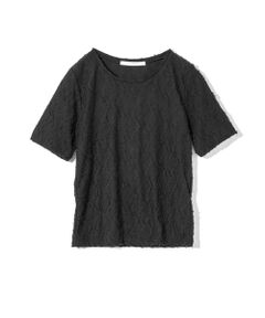 MIDIUMISOLID / ミディウミソリッド カットソー | MIDIUMISOLID for Ladies ジャカードクルーネックシアーインナー
