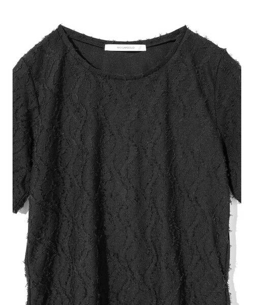MIDIUMISOLID / ミディウミソリッド カットソー | MIDIUMISOLID for Ladies ジャカードクルーネックシアーインナー | 詳細12
