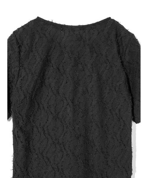 MIDIUMISOLID / ミディウミソリッド カットソー | MIDIUMISOLID for Ladies ジャカードクルーネックシアーインナー | 詳細15