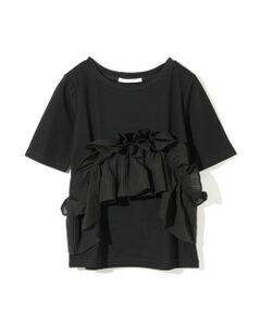 MIDIUMISOLID / ミディウミソリッド カットソー | MIDIUMISOLID for Ladies シフトフリルTシャツ