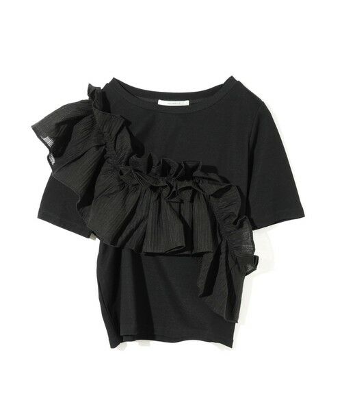 MIDIUMISOLID / ミディウミソリッド カットソー | MIDIUMISOLID for Ladies シフトフリルTシャツ | 詳細11