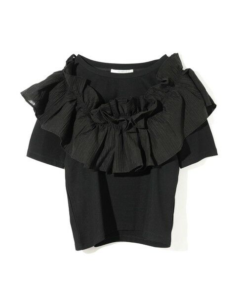 MIDIUMISOLID / ミディウミソリッド カットソー | MIDIUMISOLID for Ladies シフトフリルTシャツ | 詳細12