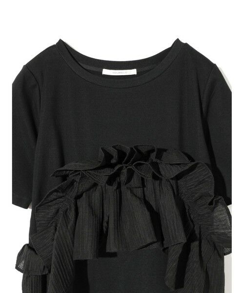 MIDIUMISOLID / ミディウミソリッド カットソー | MIDIUMISOLID for Ladies シフトフリルTシャツ | 詳細13