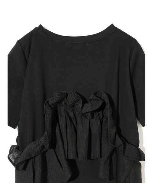 MIDIUMISOLID / ミディウミソリッド カットソー | MIDIUMISOLID for Ladies シフトフリルTシャツ | 詳細16