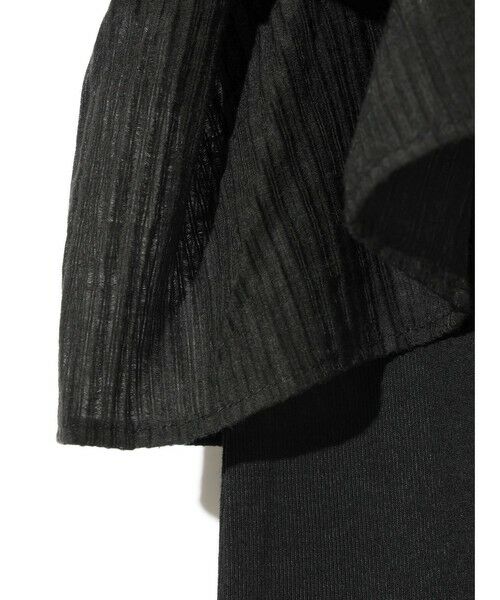 MIDIUMISOLID / ミディウミソリッド カットソー | MIDIUMISOLID for Ladies シフトフリルTシャツ | 詳細10