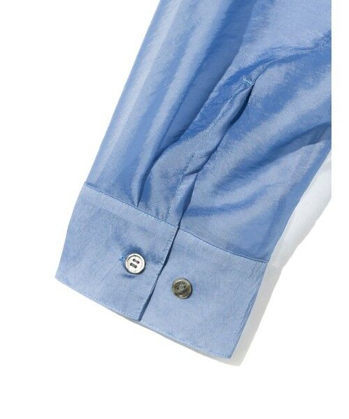 MIDIUMISOLID / ミディウミソリッド シャツ・ブラウス | MIDIUMISOLID Men’s シアーオープンカラーシャツ | 詳細15