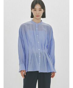 MIDIUMISOLID / ミディウミソリッド シャツ・ブラウス | MIDIUMISOLID for Ladies タックブラウス