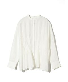 MIDIUMISOLID / ミディウミソリッド シャツ・ブラウス | MIDIUMISOLID for Ladies タックブラウス