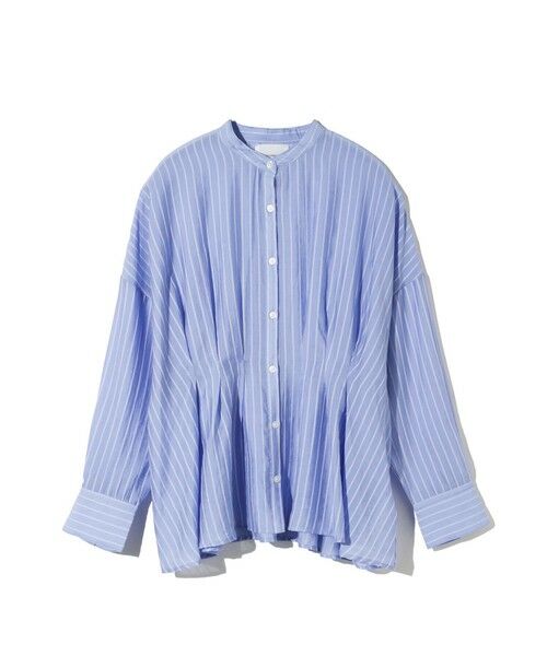 MIDIUMISOLID / ミディウミソリッド シャツ・ブラウス | MIDIUMISOLID for Ladies タックブラウス | 詳細1