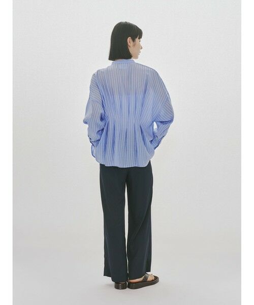 MIDIUMISOLID / ミディウミソリッド シャツ・ブラウス | MIDIUMISOLID for Ladies タックブラウス | 詳細9