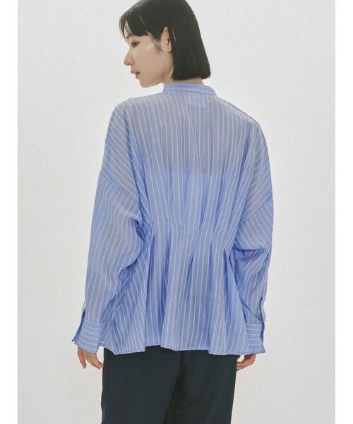 MIDIUMISOLID / ミディウミソリッド シャツ・ブラウス | MIDIUMISOLID for Ladies タックブラウス | 詳細5