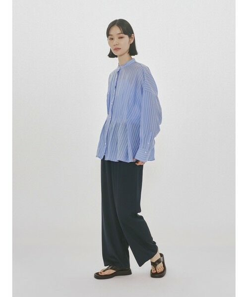 MIDIUMISOLID / ミディウミソリッド シャツ・ブラウス | MIDIUMISOLID for Ladies タックブラウス | 詳細7