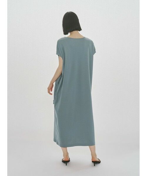 MIDIUMISOLID / ミディウミソリッド ロング・マキシ丈ワンピース | MIDIUMISOLID for Ladies ドローストリングジャージーワンピース | 詳細10