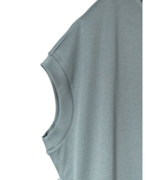 MIDIUMISOLID / ミディウミソリッド ロング・マキシ丈ワンピース | MIDIUMISOLID for Ladies ドローストリングジャージーワンピース | 詳細13