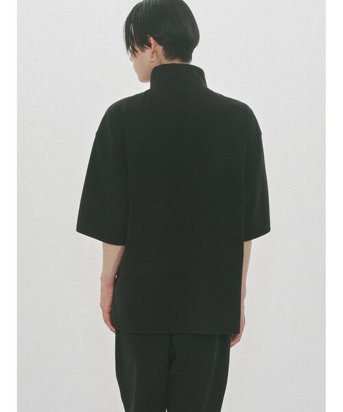 MIDIUMISOLID / ミディウミソリッド カットソー | MIDIUMISOLID Men’s ハーフジップワイドプルオーバー | 詳細5