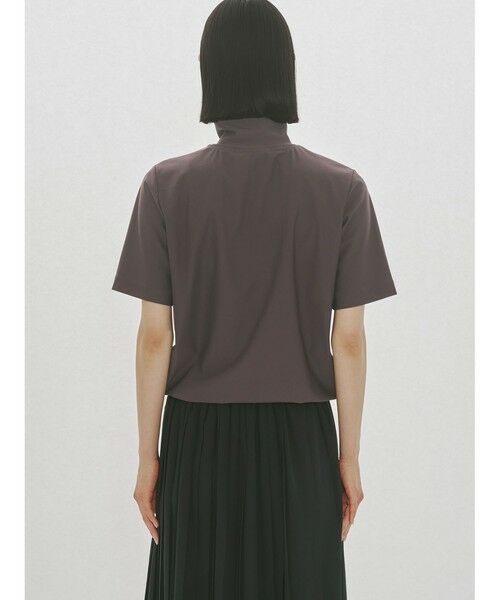 MIDIUMISOLID / ミディウミソリッド カットソー | MIDIUMISOLID for Ladies エッセンシャルジップネックトップス | 詳細4