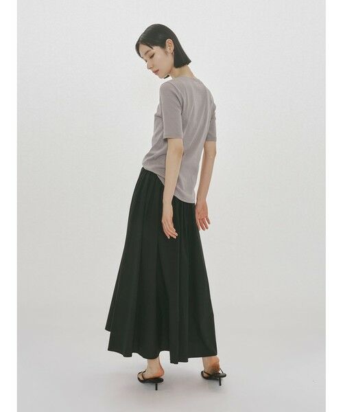 MIDIUMISOLID / ミディウミソリッド カットソー | MIDIUMISOLID for Ladies リブヘンリーネックプルオーバー | 詳細14