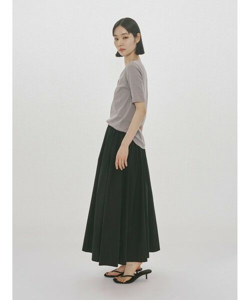 MIDIUMISOLID / ミディウミソリッド カットソー | MIDIUMISOLID for Ladies リブヘンリーネックプルオーバー | 詳細13
