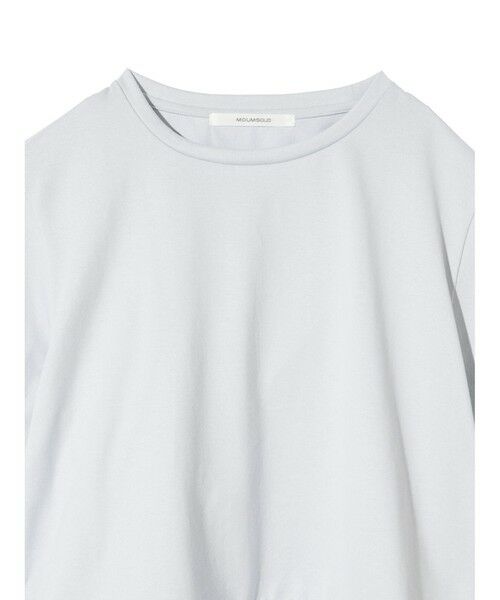 MIDIUMISOLID / ミディウミソリッド カットソー | MIDIUMISOLID for Ladies シアーミックスファブリックTシャツ | 詳細10