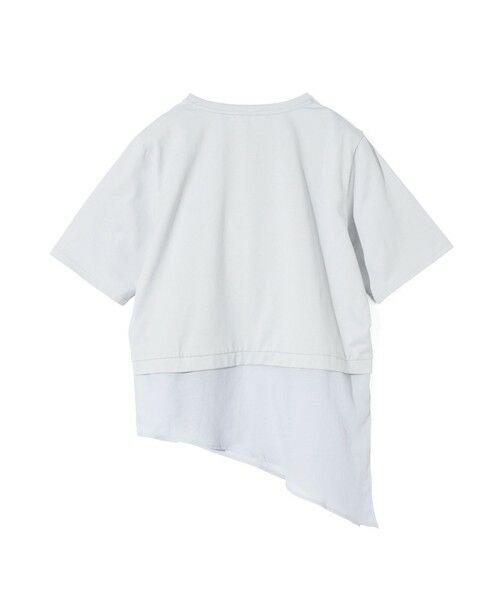 MIDIUMISOLID / ミディウミソリッド カットソー | MIDIUMISOLID for Ladies シアーミックスファブリックTシャツ | 詳細13