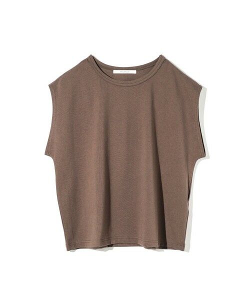 MIDIUMISOLID / ミディウミソリッド カットソー | MIDIUMISOLID for Ladies フレンチスリーブプルオーバー(ブラウン(color44))