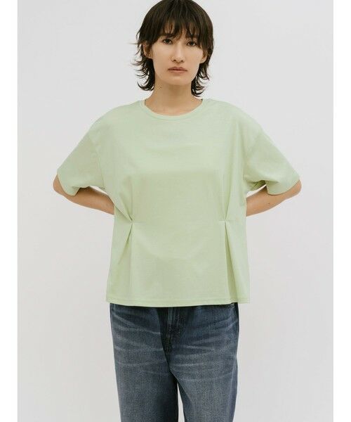 MIDIUMISOLID / ミディウミソリッド カットソー | MIDIUMISOLID for Ladies ウエストタックスムースカットソー | 詳細3